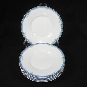 5 saucers. Royal Doulton 2006 blue Trend